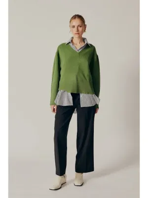 ASCLEPIAS V-NECK SWEATER