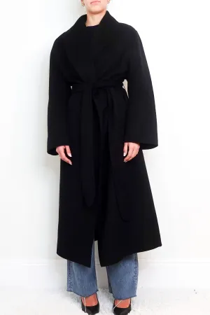 Cashmere and wool blend belted long coat RRP £1200