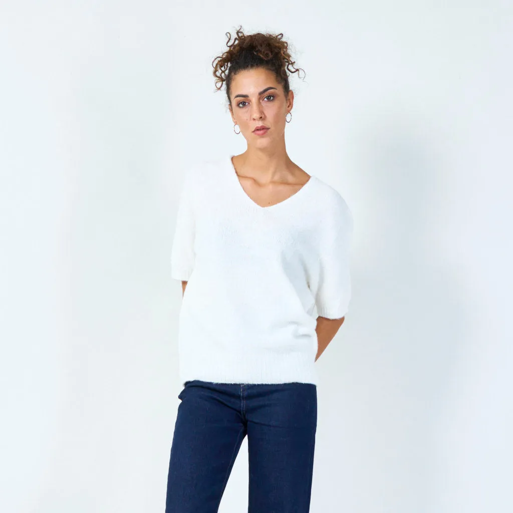 Classic v-neck sweater wholesale