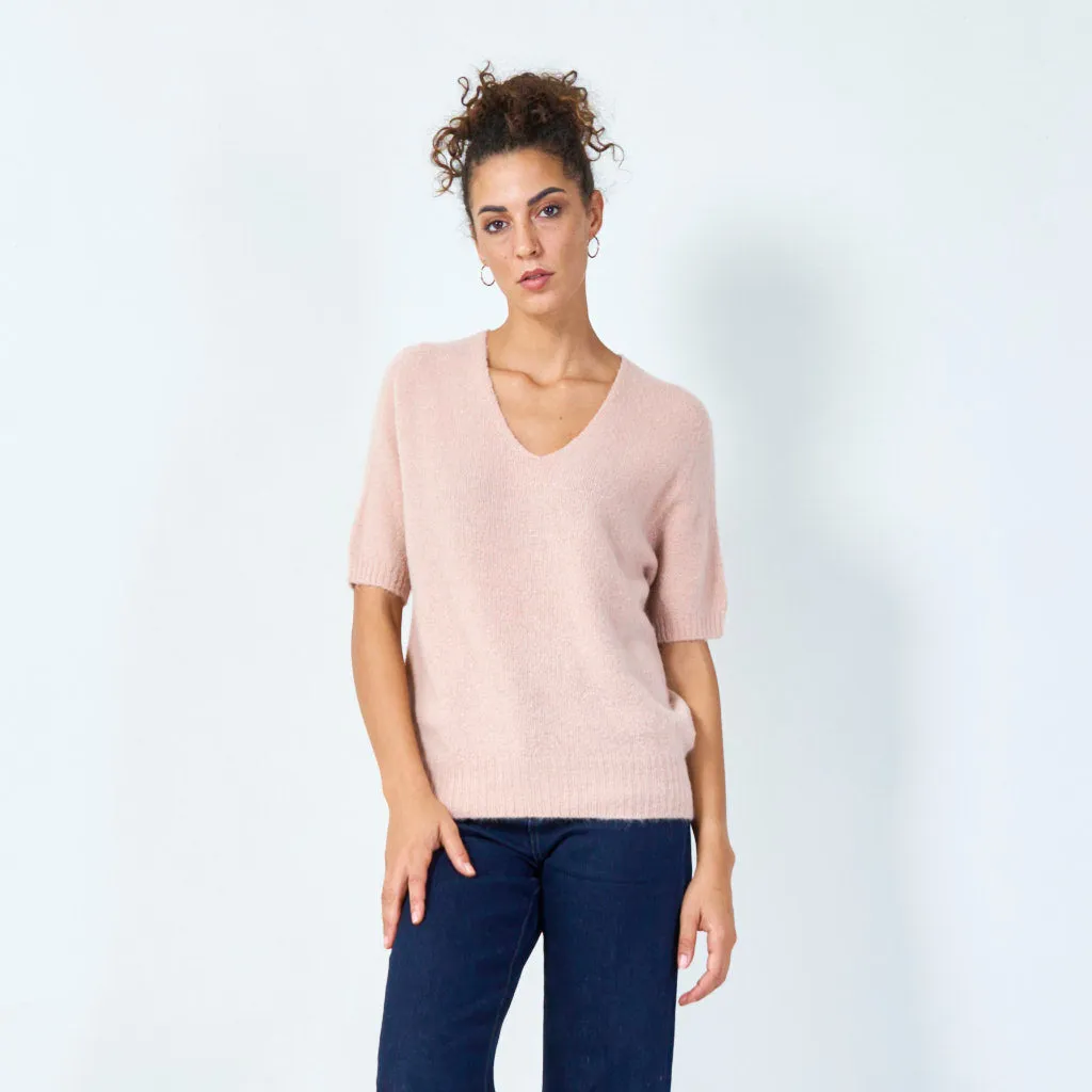 Classic v-neck sweater wholesale