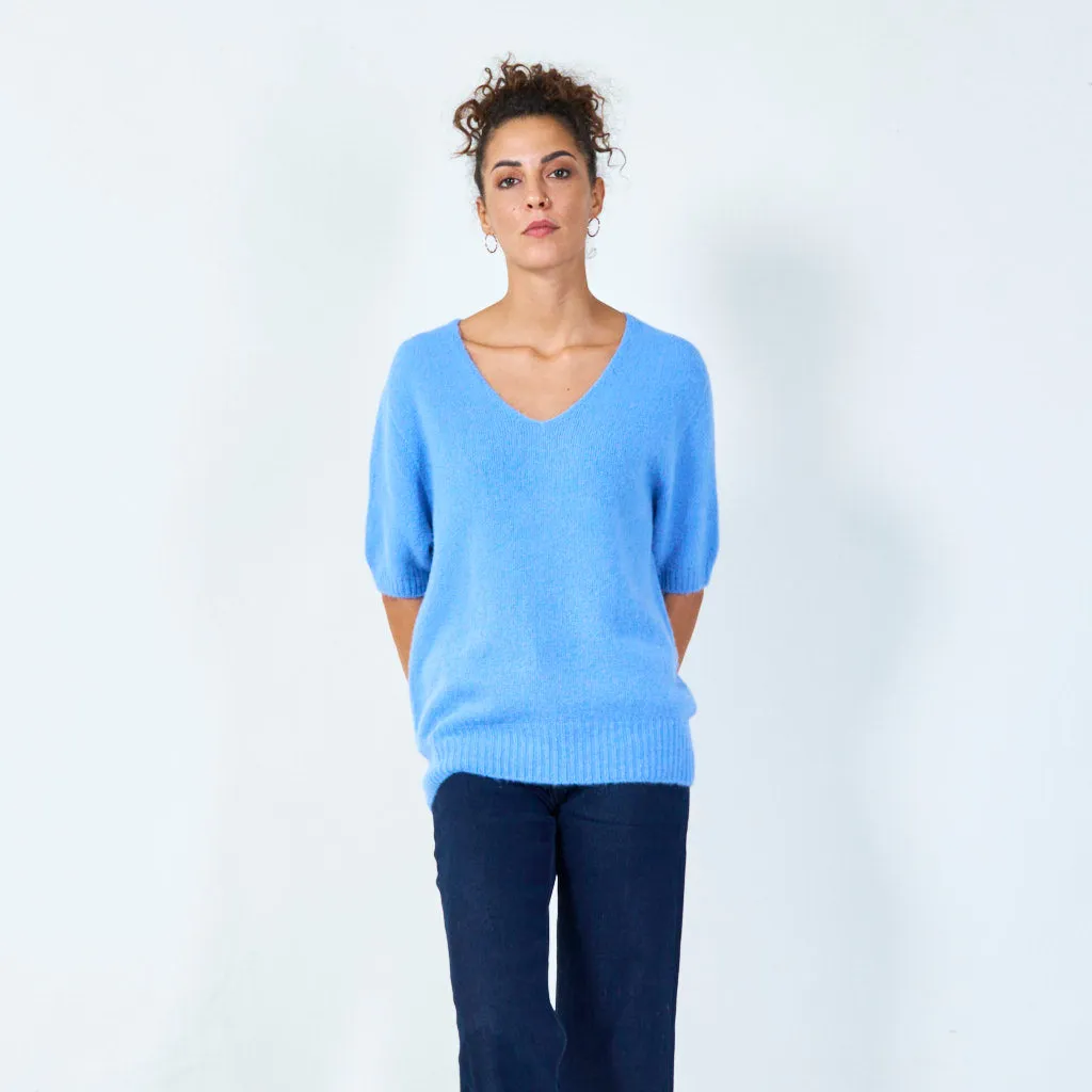 Classic v-neck sweater wholesale