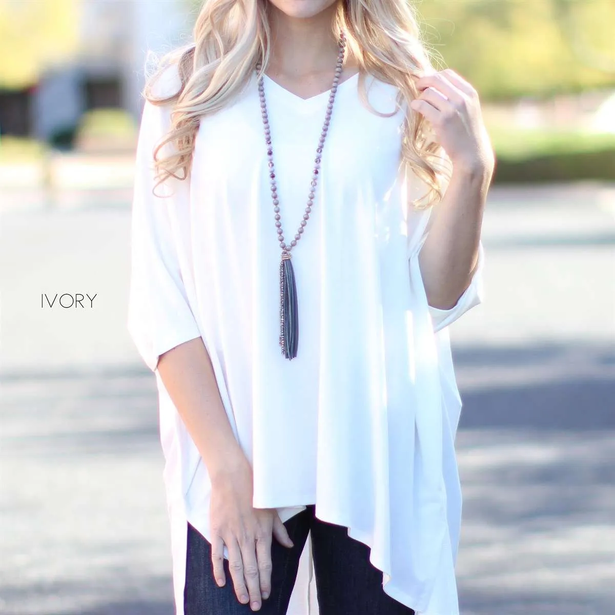 Flowy Poncho Tunic | S-XL