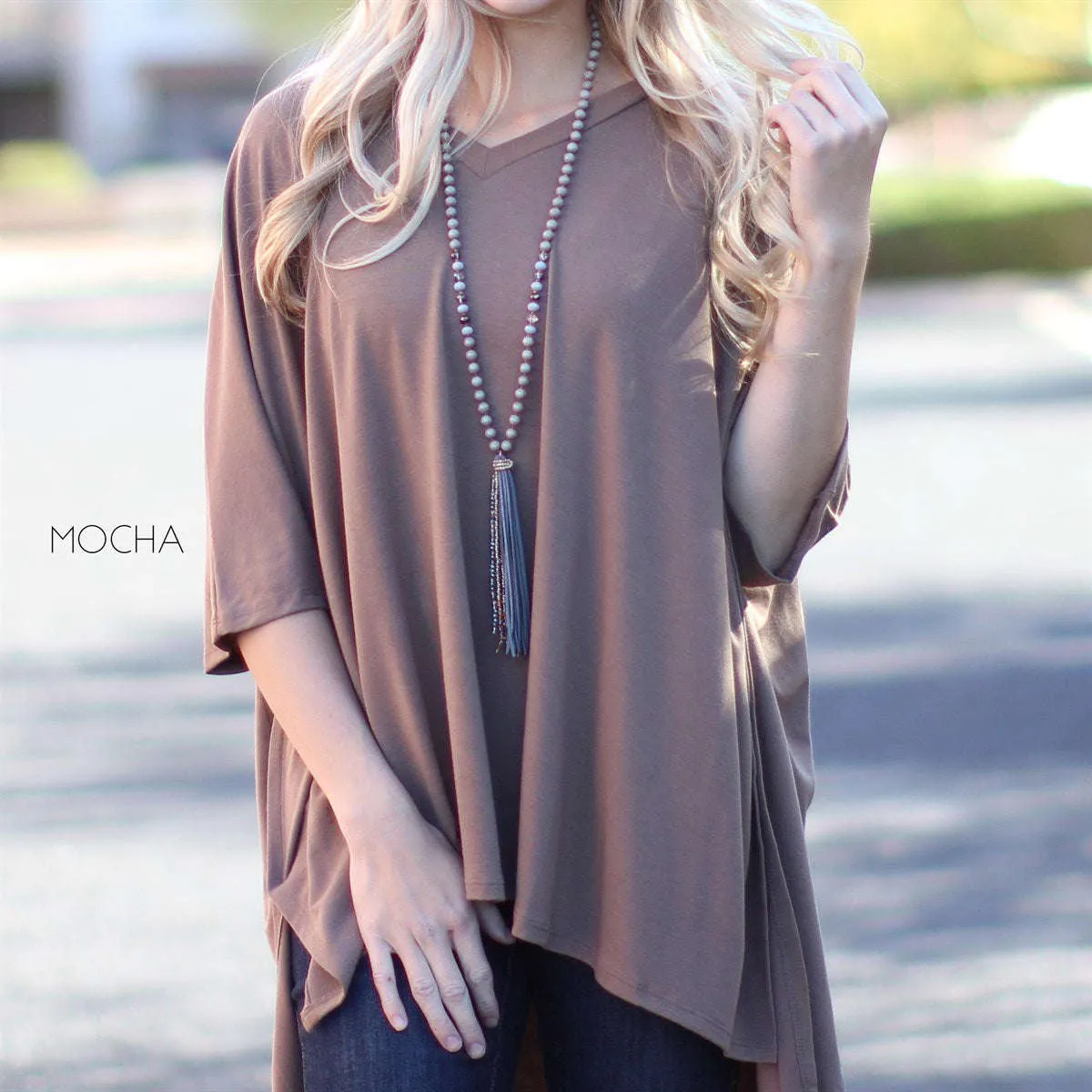 Flowy Poncho Tunic | S-XL