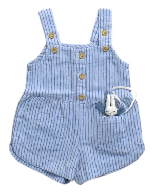 Gingersnaps Striped Romper 3-6M