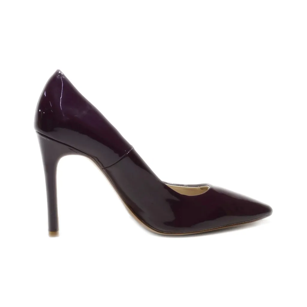 H&M High-Heel Shoes Latex Maroon Colour For Women