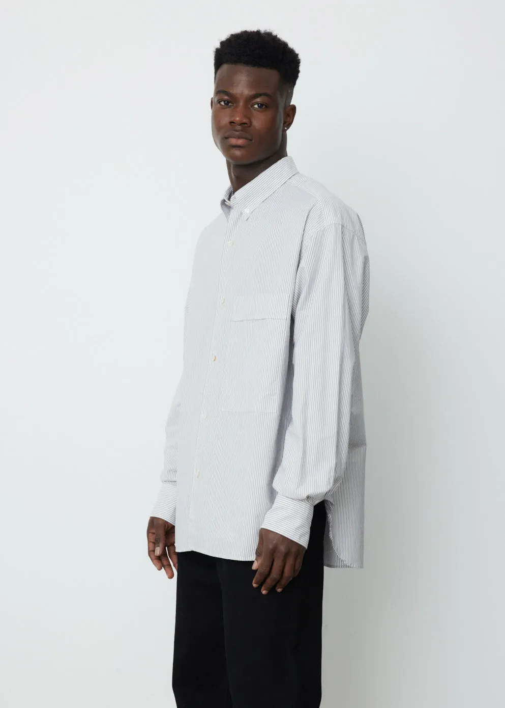 Keble Striped Oxford Shirt