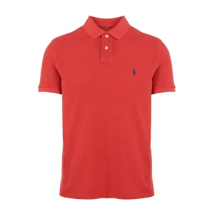 Polo Ralph Lauren Custom Slim Fit Polo Shirt Red