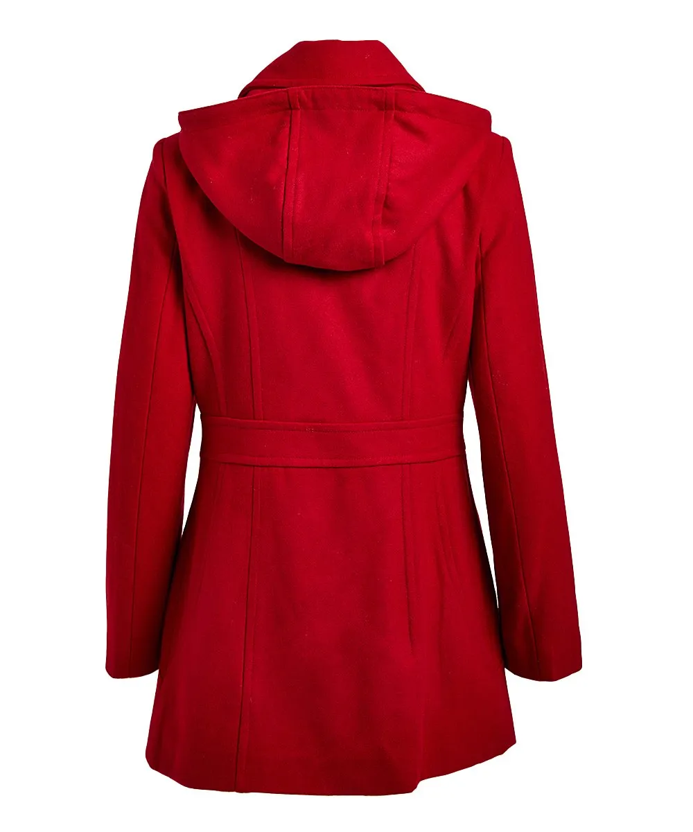 Premium Design Red Wool Coat for Women Stylish and Luxury Coat