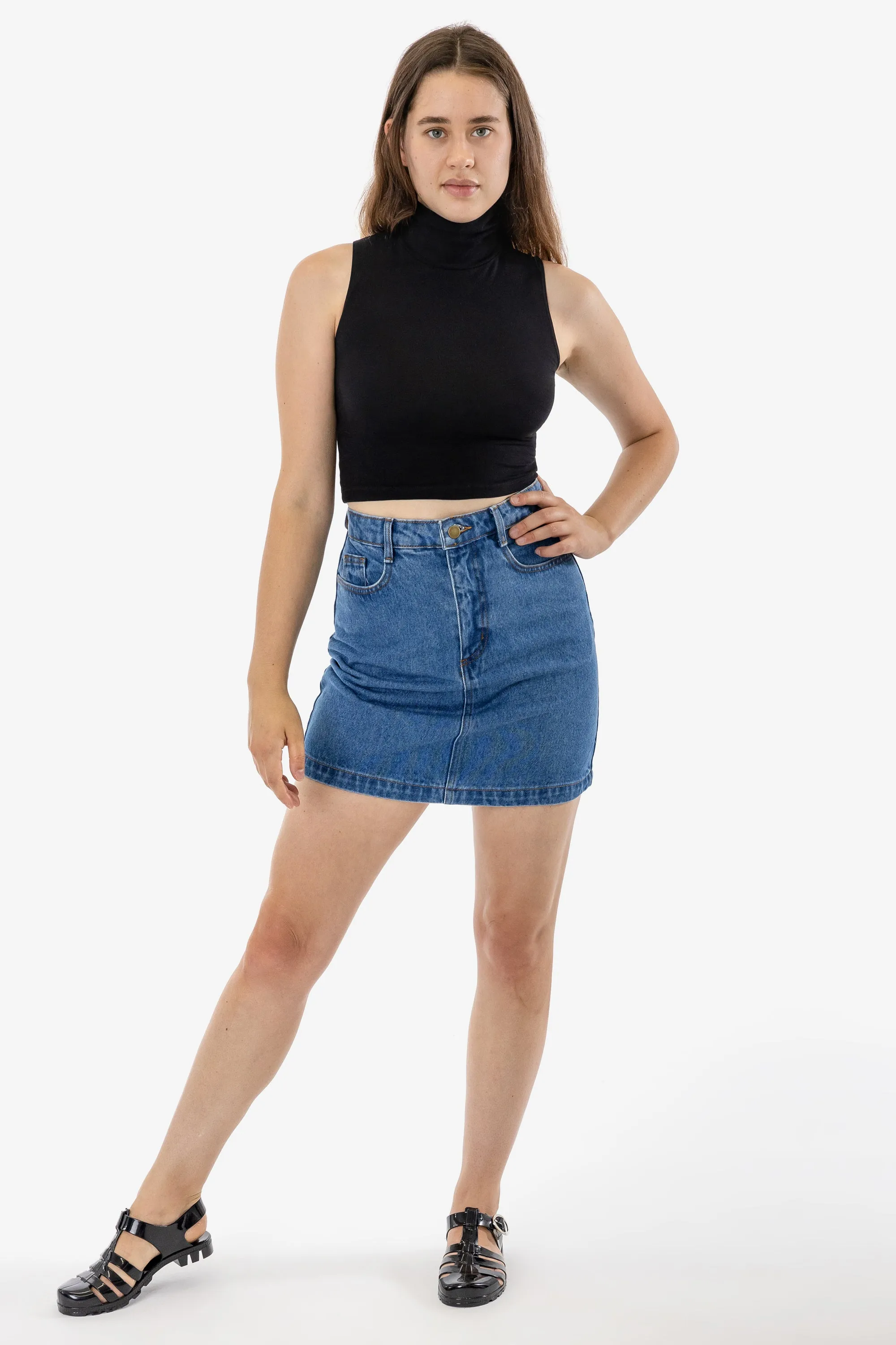 RDNW33 - Denim High Waist Pencil Skirt