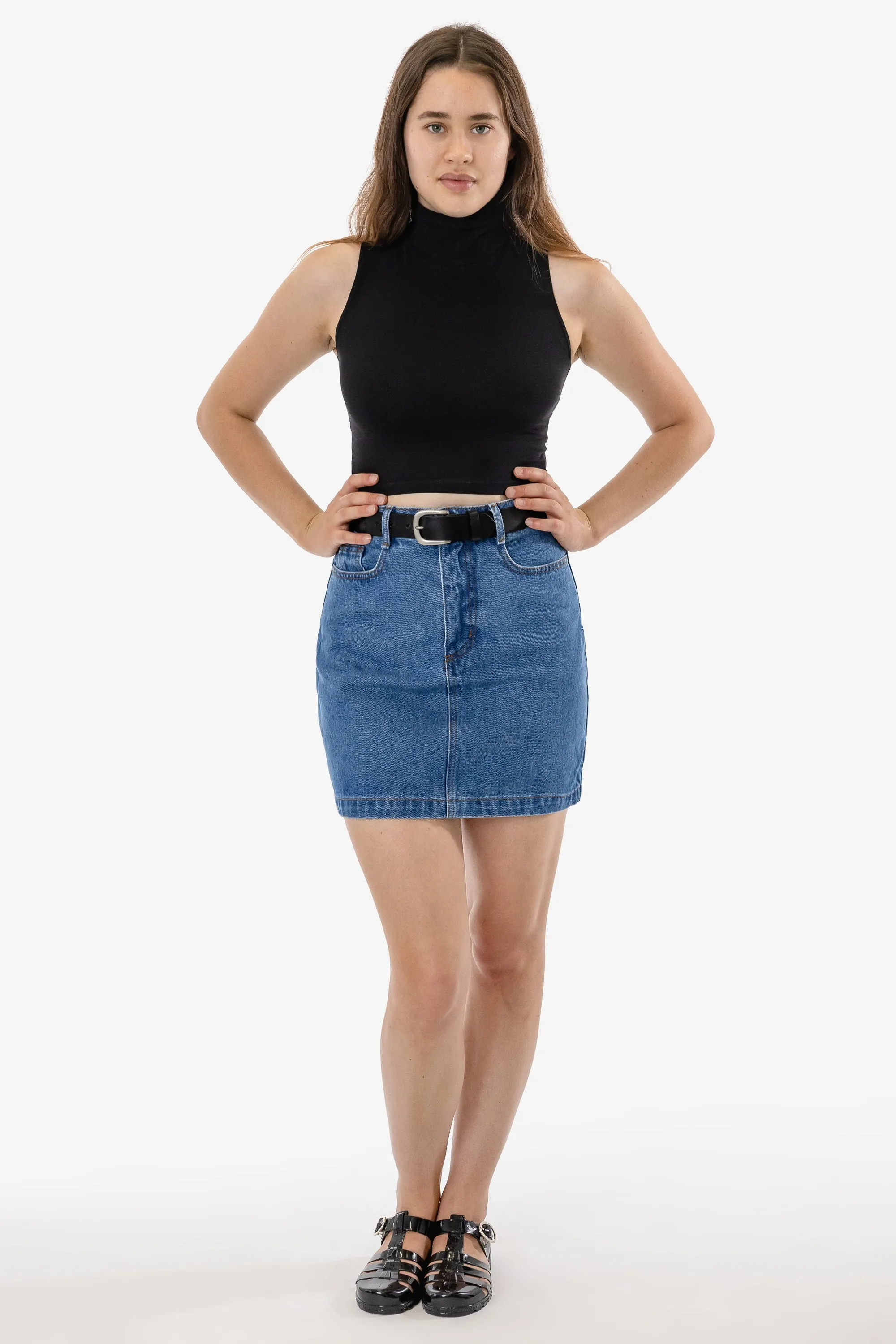 RDNW33 - Denim High Waist Pencil Skirt