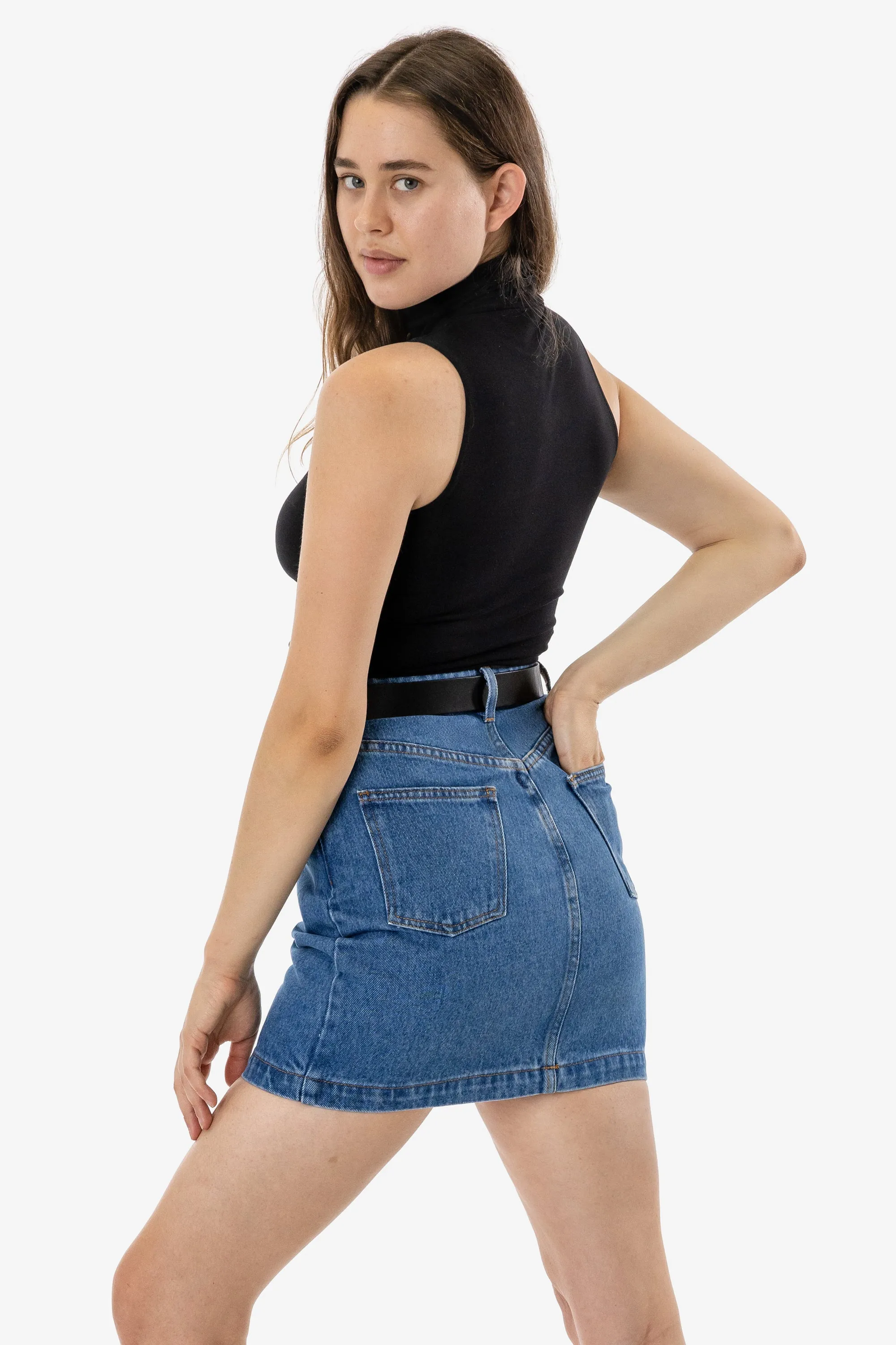 RDNW33 - Denim High Waist Pencil Skirt