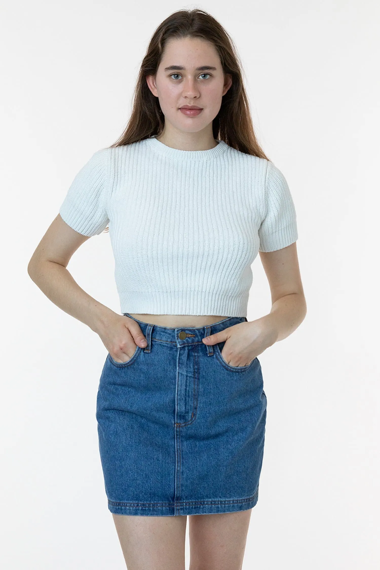 RDNW33 - Denim High Waist Pencil Skirt