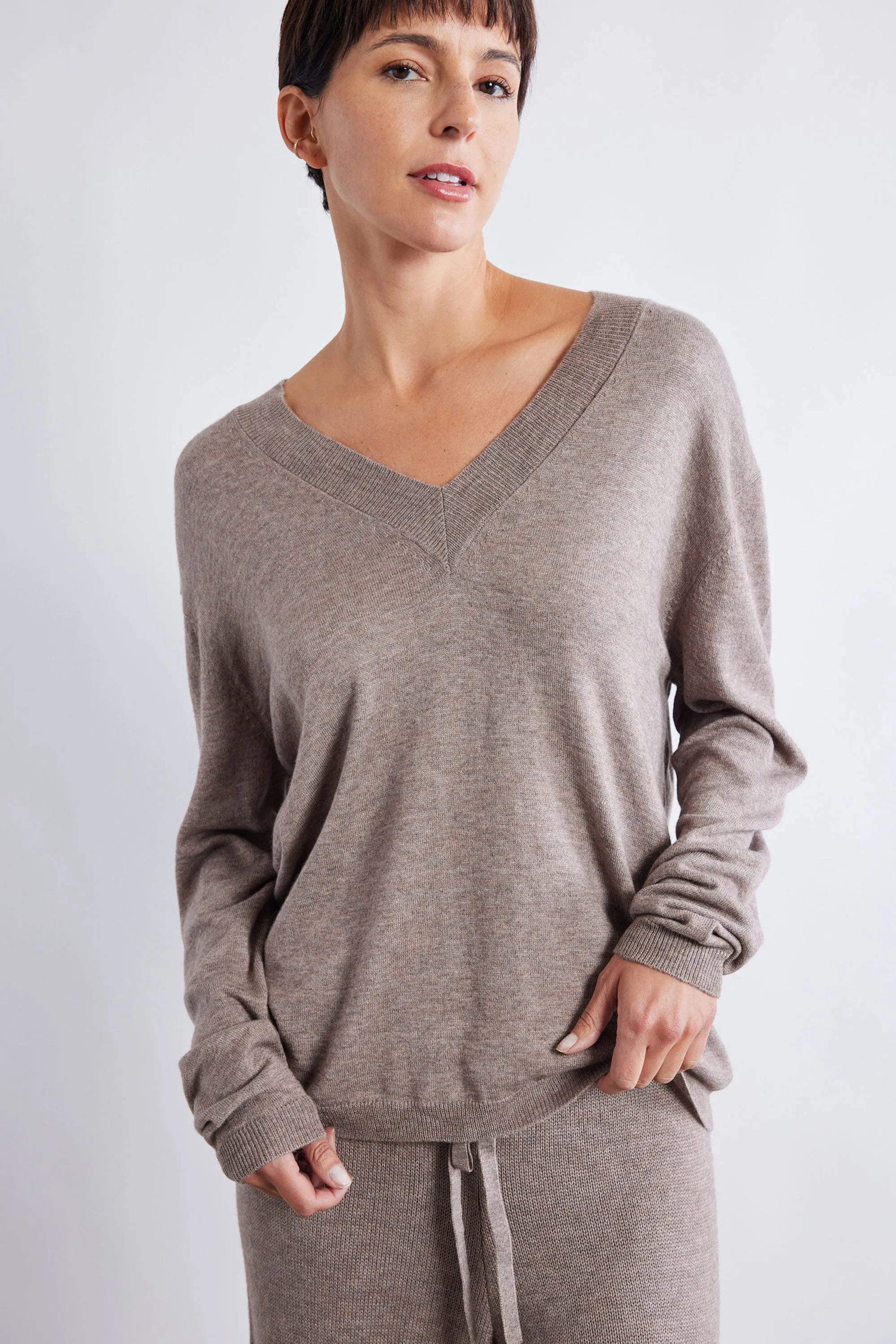 Savor V-Neck Lounge Sweater